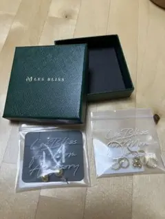 Les Bliss レスブリス　ゴールド　ブレスレット　ピアス　セット