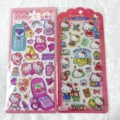 【サンリオ】キティ　シール　2点セット