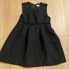 TREFIORI 黒 ノースリーブ ワンピース