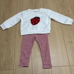 Temu スウェットシャツとレギンスセット12-18M