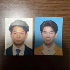 モナキ 証明写真 ガチャガチャ じん 2枚 - メルカリ