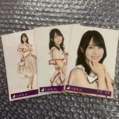 乃木坂46 ビリヤニ 生写真 セミコンプ 3枚 賀喜遥香