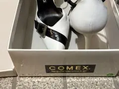 COMEX バックストラップパンプス バイカラーのサムネイル