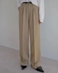 【Re:EDIT】スラックス　ワイドパンツ