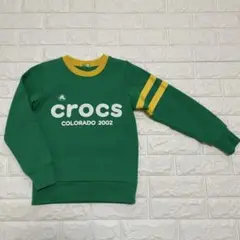 crocs 子供用　トレーナー グリーン