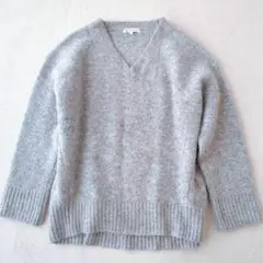 グローバルワーク◇ウールアルパカ混 Ｖネックニット セーター M