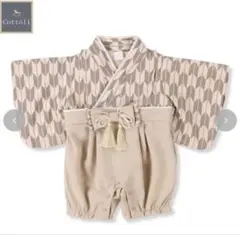 【美品】バースデイ Cottoli コトリ 袴ロンパース 80cm