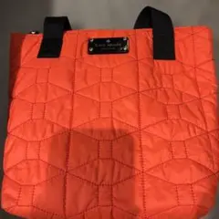 オレンジ トートバッグ