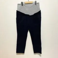 美品✨マタニティパンツ　チノパンツ　ネイビー　カジュアル　ストレッチ