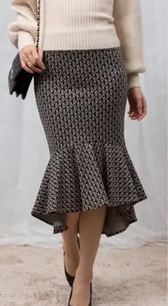 マーメイドスカート ひざ丈スカート