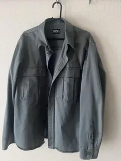 DIESEL ミリタリージャケット ブルーのサムネイル