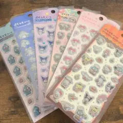 ぷくっとシール サンリオ ホログラム キャンドゥ　6種コンプセット