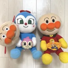 アンパンマン　コキンちゃん　ぬいぐるみLL ぬいぐるみ　特大　プライズ　のりもの