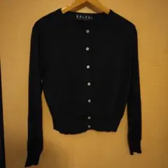RALPH LAUREN シルク100% カーディガン ネイビーのサムネイル