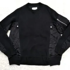 【XL 24SS 美品】サカイ　SCM-058　スポンジスウェット　プルオーバーのサムネイル