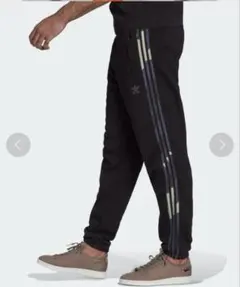 adidas originals カモ柄 スウェットパンツ ブラック メンズ M