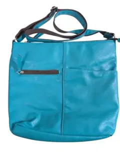 ターコイズ ショルダーバッグ 合成皮革