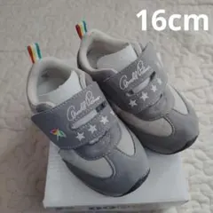 【美品】Arnold Palmer スニーカー 16cm グレー/ホワイトのサムネイル