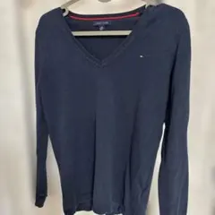 トミーヒルフィガー XS レディース 長袖 紺　セーター