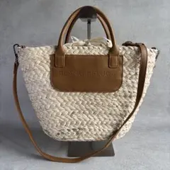 DEAN&DELUCA BEAMS コラボ　カゴバッグ　ショルダー　2WAY保冷のサムネイル