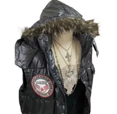 ファーダウンベスト