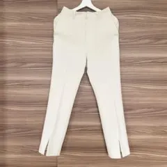 【新品未使用】LOWRYS FARM ハイウェスト タック スラックス パンツ