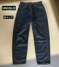 UNIQLO ペグトップハイライズジーンズテーパード26インチ