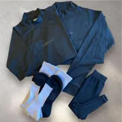 【s.a.gear 】 ブラックアンダーシャツ、ストッキング、ソックスセット