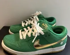 シューズ(男性用) NIKE DUNK LOW PRO SB LUCKY GREEN 25.5 Nike SB Dunk Low Pro Classic Lucky Green Black White UK 12