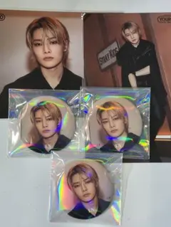 StrayKids(アイエン) YOURHERO ラントレ・缶バッジ5点セット