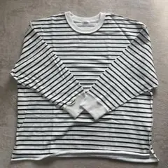 ITEMS URBAN RESEARCH ストライプ長袖トレーナー