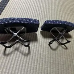 幾何学模様の折りたたみミニ座椅子のサムネイル