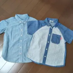 半袖シャツ 120＊2枚セット