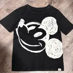 GAPミッキーマウス ブラック Tシャツ XS 110cm