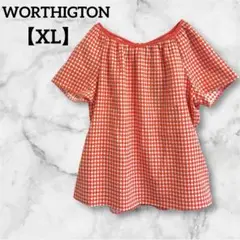 新品タグ付き✨WORTHIGTON ワシントン トップス【XL】ドット