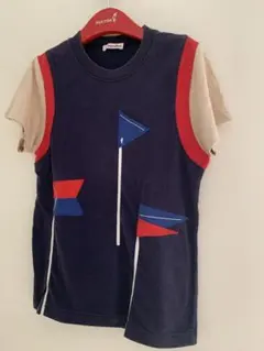 【まとめ割引あり】familiar ファミリア 半袖Tシャツ ネイビーのサムネイル