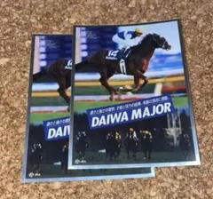 ダイワメジャー 2枚 ヒーロー列伝シール ステッカー welcomeチャンス