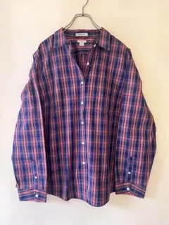 No.6667 L.L.Bean チェックシャツ IX 大きめ