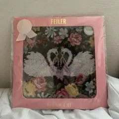 FEILER chacott フェイラー 黒 コラボ ハンカチ 即購入可のサムネイル