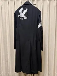 yohji yamamoto 21aw カラス　コート　刺繍のサムネイル