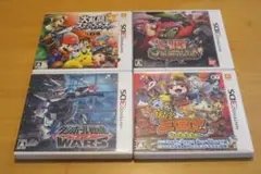 【値下げ 早い者勝ち 子供向けゲーム】超人気３DSソフト ４本セット