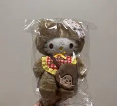 ハローキティ モンチッチ ぬいぐるみS ギンガムチェック　50周年 サンリオ