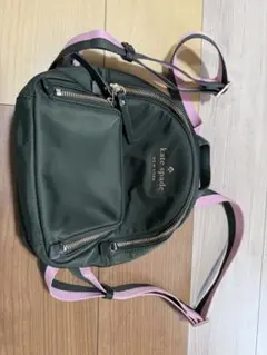 kate spade ダークグリーン リュック