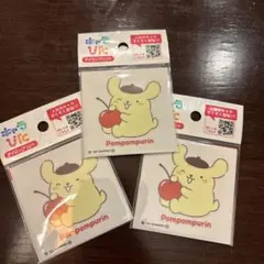 ポムポムプリン　アイロンプリントシート　きゃらぴた　3枚セット