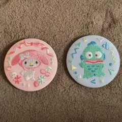 バンダイ　サンリオ　缶バッチ