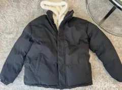 ダウン　ブラック　M フリース付き