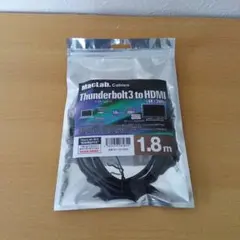 MacLab. Thunderbolt 3 to HDMI 1.8m