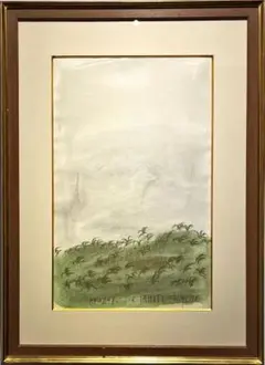 香月　泰男、桃花、希少な額装用画集より、美品、新品額装付 香月 泰男、桃花、希少な額装用画集より、美品、新品額装付 2025