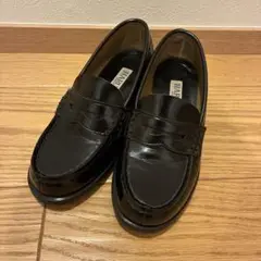 HARUTA ローファー　黒　22cm ハルタ