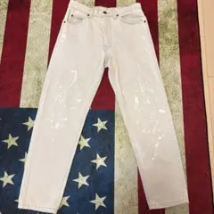 Levi's 550 ペイントデニムパンツ W31 L30のサムネイル